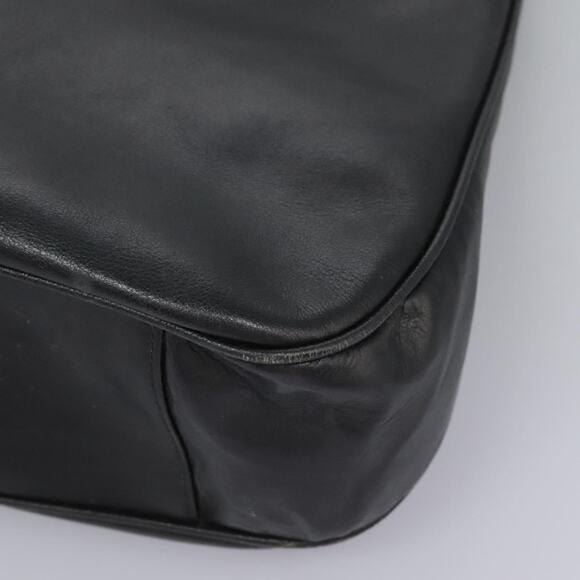 GUCCI Bamboo Hand Bag Leather Black Gold 001 1781 001 1781 - Picture 11 of 16